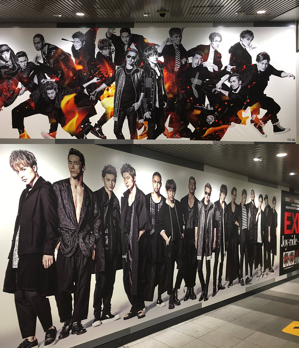 【画像】渋谷駅にEXILEの巨大ポスター&柱巻が登場！『Joy-ride ～歓喜のドライブ～』リリース！.png
